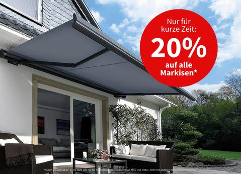 Markisen Winter Rabatt